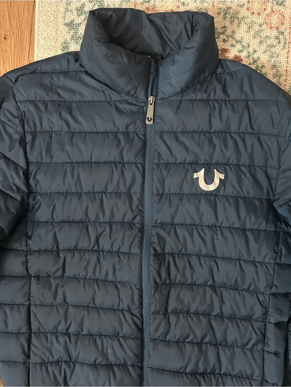 True Religion Dark Navy Quilted Jacket